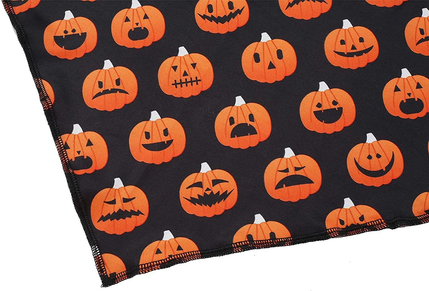 Set of 2 Halloween Dog Bandana Plaid Reversible Triangle Bibs Scarf Accessories for Dogs Pets