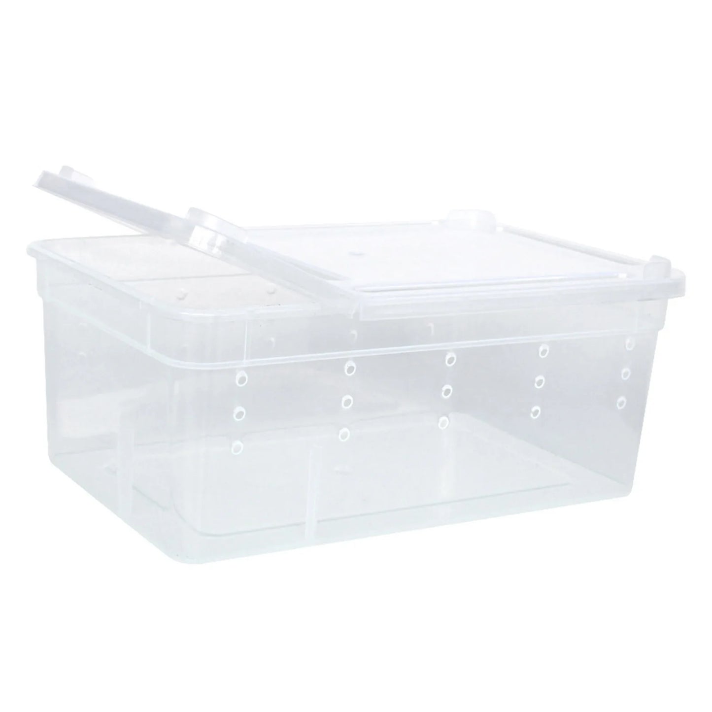 Reptile Feeding Box Portable Snake Breeding Box Lizard Cage Hatching Container for Frogs Tarantulas Turtles Hideout
