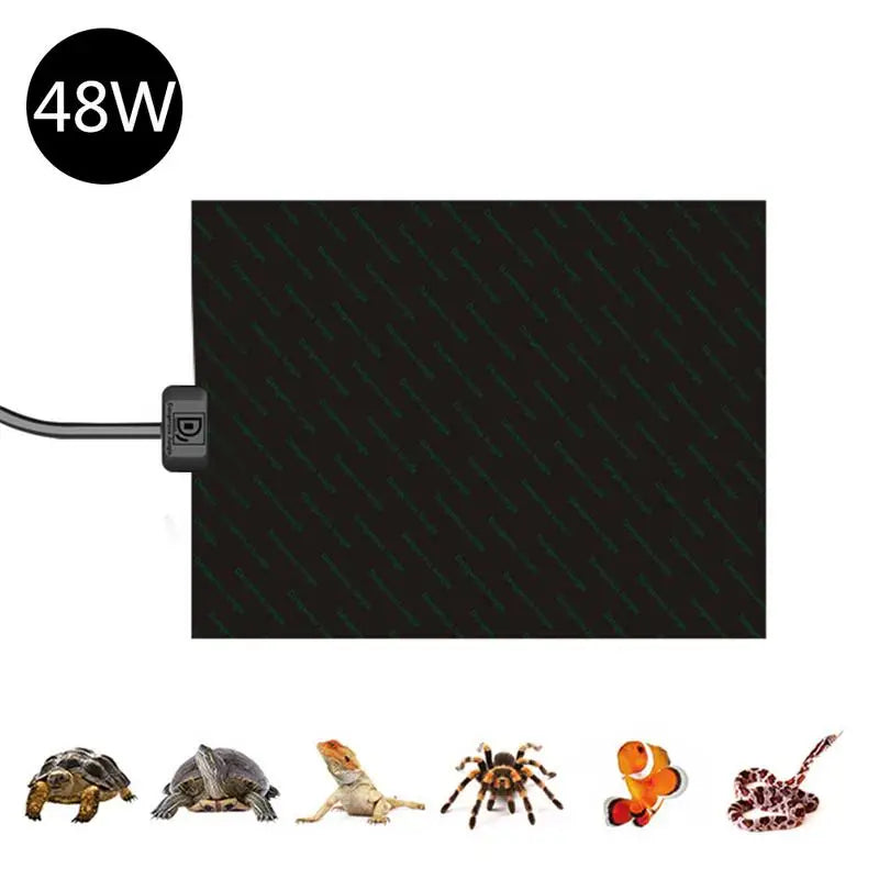 Reptile Heating Mat Terrarium Heating Mat Warmer Heating Pad for Pet Turtles Snake Lizard Hamster