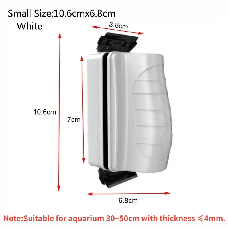 New Magnetic Aquarium Fish Tank Brushes Floating Clean Glass Window Algae Scraper Cleaner Brush Scrubber Aquarium Accessories