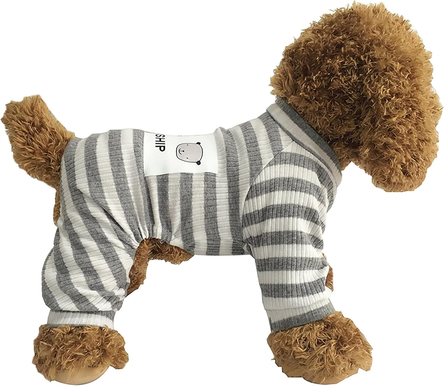 Dogs PJS Clothes for Small Dogs Girl Puppy Pajamas Long Sleeved Onsie Warm Coats Jumpers Outfits