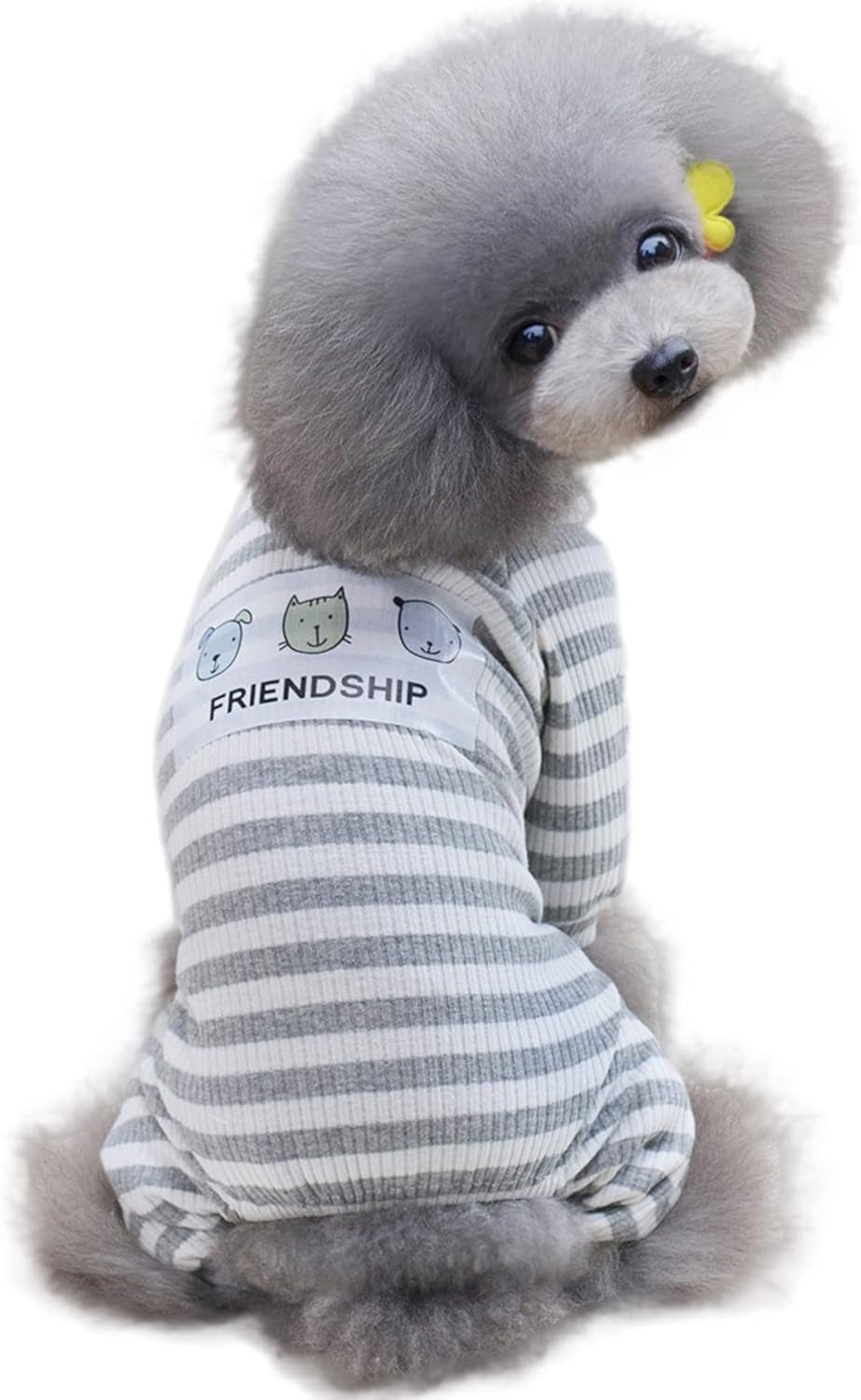 Dogs PJS Clothes for Small Dogs Girl Puppy Pajamas Long Sleeved Onsie Warm Coats Jumpers Outfits