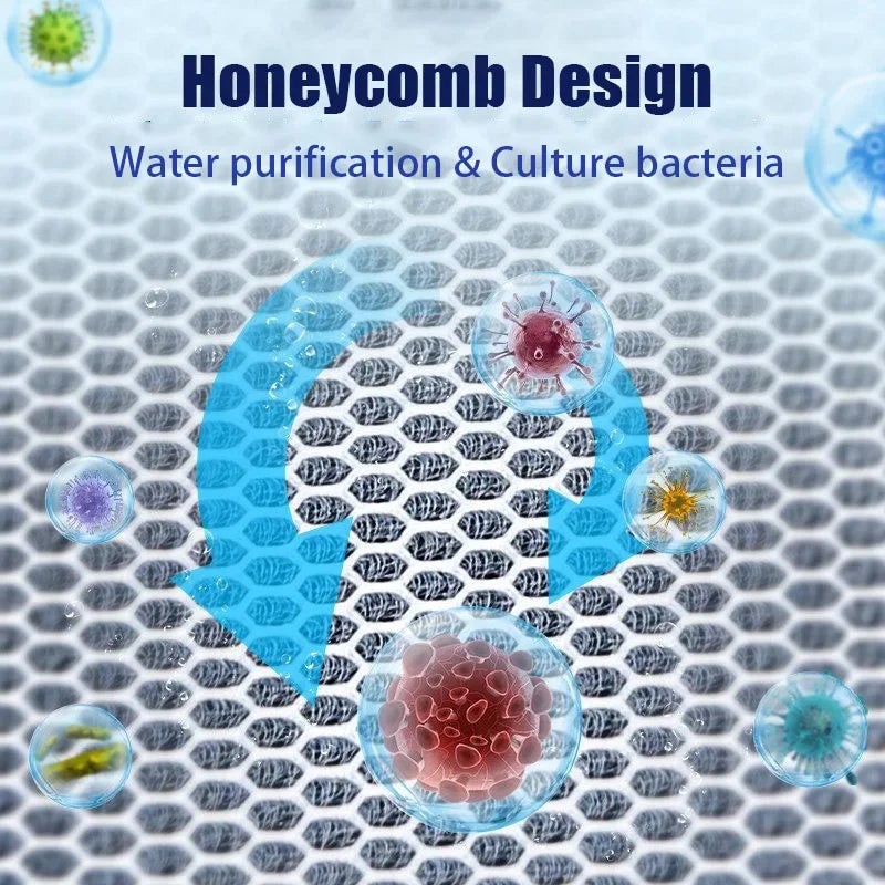 12D 12-Layers Aquarium Filter Sponge Bio Media No Glue High-Density Fish Tank Pond External Filter Cotton Skimmer Accessories