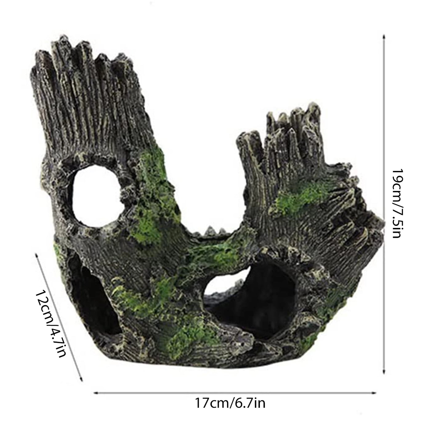 Fish Tank Artificial Bridge Resin Landscape Decoration Bridge Aquarium Equipment Accessories Ornament Cave Aquatic Pet Fish