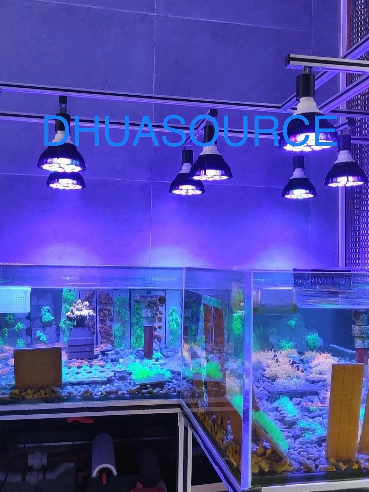 Full Specturm LED Aquarium Reef Light Grow Lamp Fish Tank Bulb for Coral Fish Saltwater Nanotank Plant SPS LPS