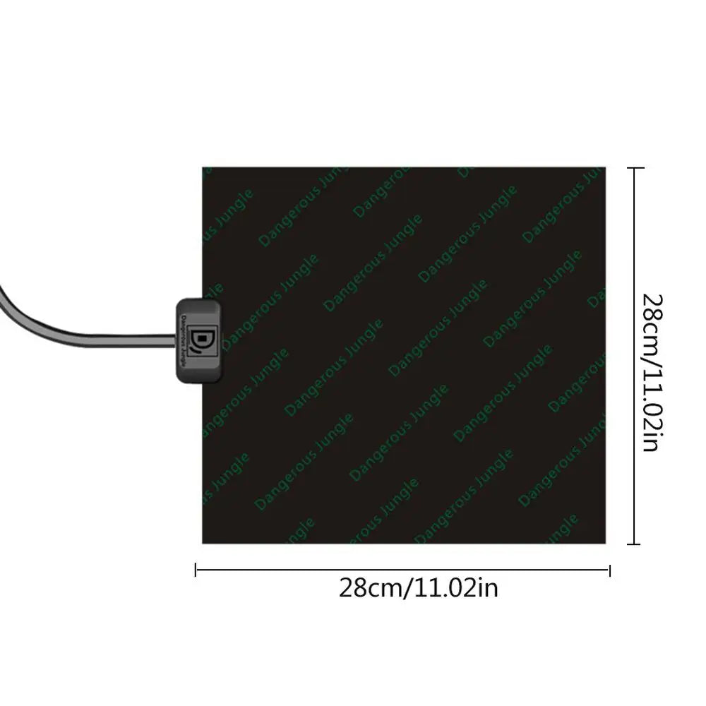 Reptile Heating Mat Terrarium Heating Mat Warmer Heating Pad for Pet Turtles Snake Lizard Hamster