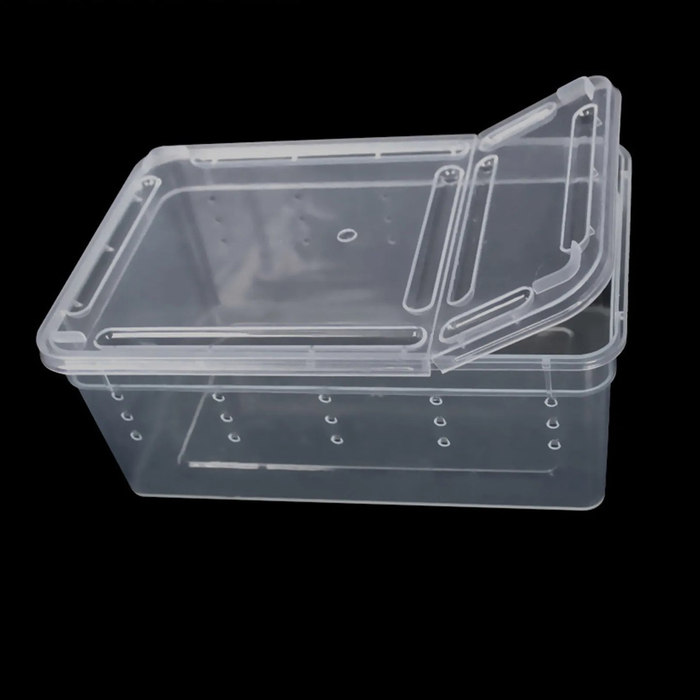 Reptile Feeding Box Portable Snake Breeding Box Lizard Cage Hatching Container for Frogs Tarantulas Turtles Hideout