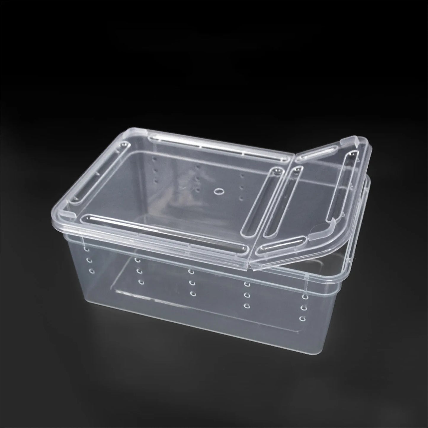 Reptile Feeding Box Portable Snake Breeding Box Lizard Cage Hatching Container for Frogs Tarantulas Turtles Hideout