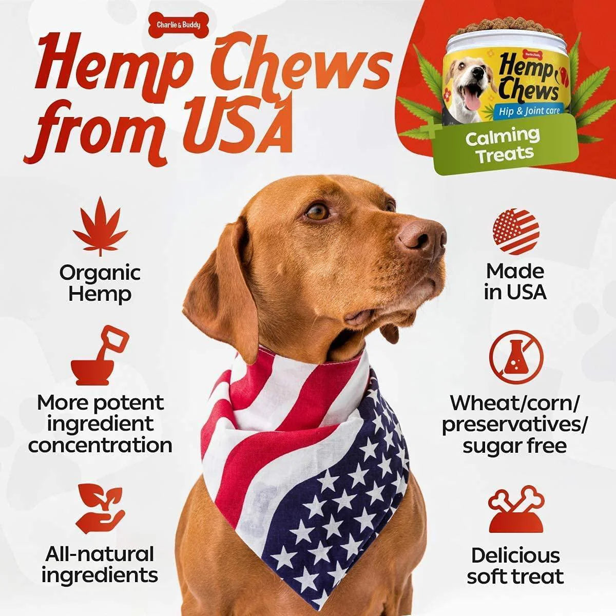 Hеmp Hiр and Jоint Supplement for Dogs 120 Hеmp Treats with Glucosamine