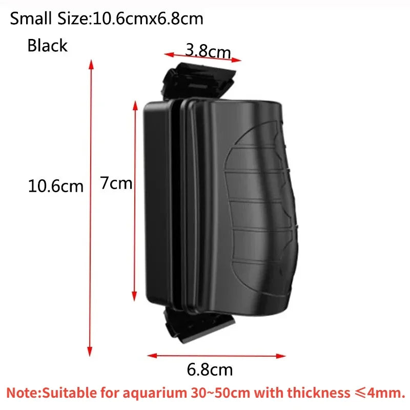 New Magnetic Aquarium Fish Tank Brushes Floating Clean Glass Window Algae Scraper Cleaner Brush Scrubber Aquarium Accessories