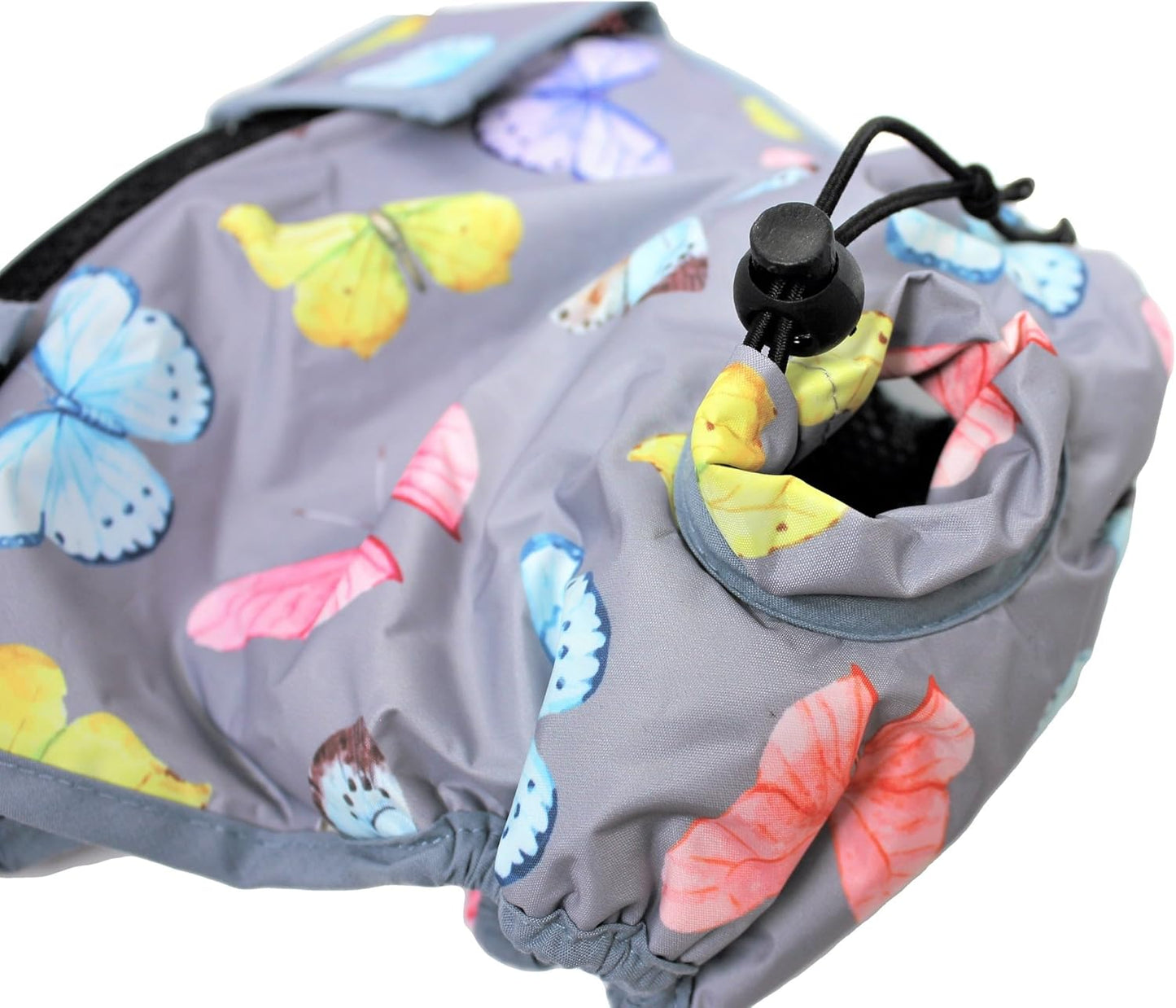 Leak Proof Waterproof Cat Dog Diapers Female Washable Reusable Absorbent Pad Padding Lined for Small Medium Large Pets (M: Waist 16" - 20", Pack of 2Pcs Pink and Gray)
