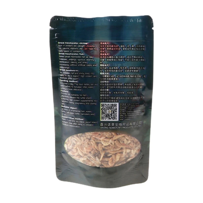 Dried Freshwater Shrimp for All Fish Turtles Aquatic Pets 8Oz