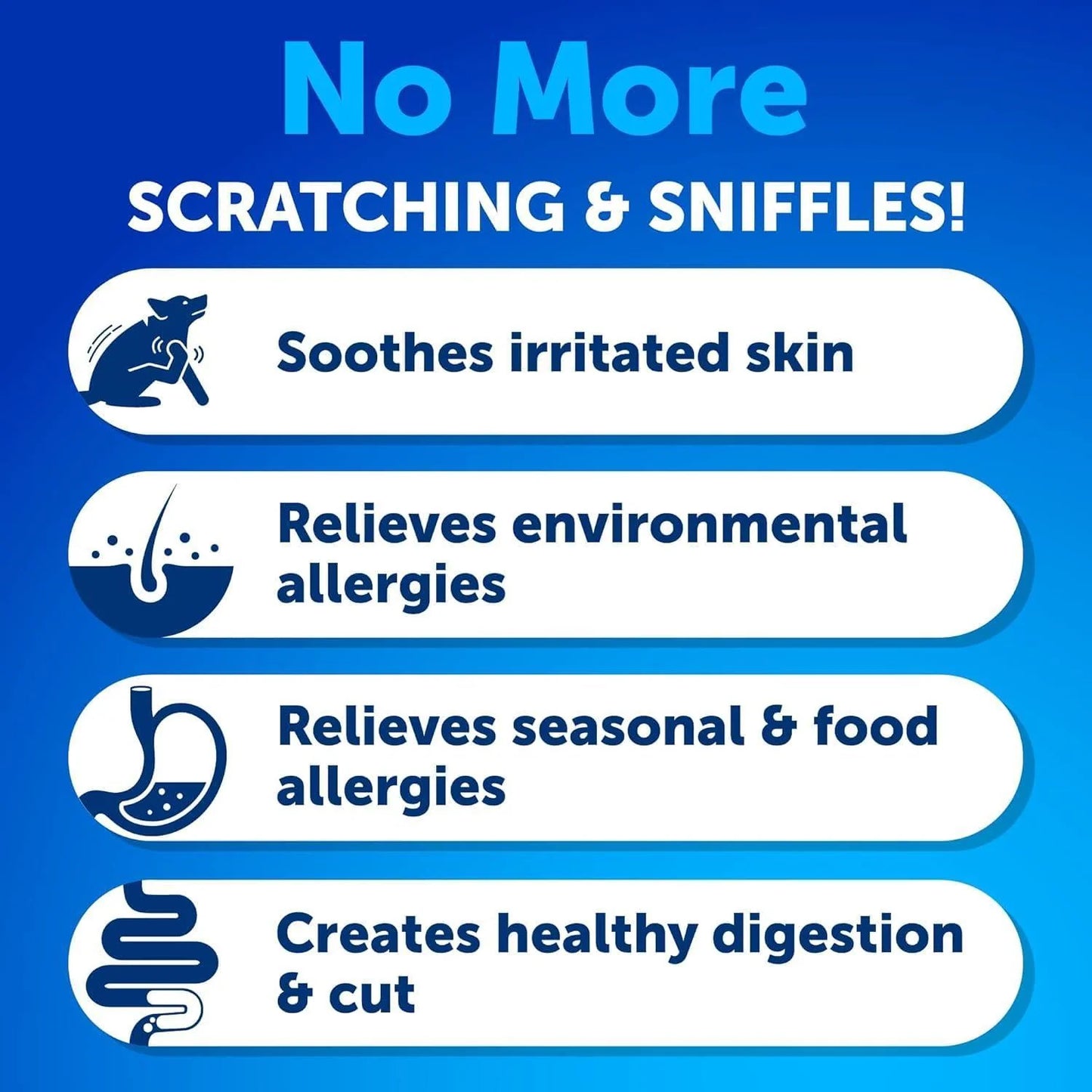 Dog Allergy Relief Chews Itching Skin Relief for Dogs Fish Oil Omega 3