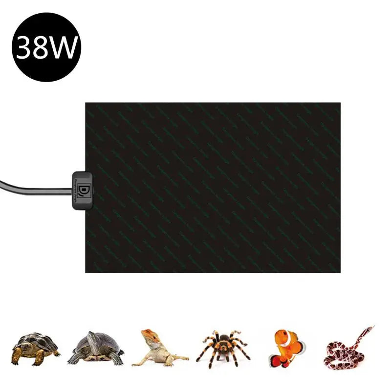 Reptile Heating Mat Terrarium Heating Mat Warmer Heating Pad for Pet Turtles Snake Lizard Hamster