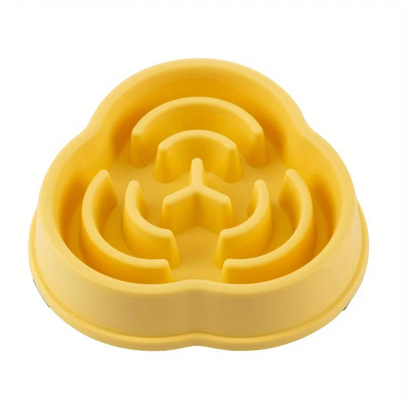 1PC Pet Slow Food Bowl anti Choking Dog Bowl Dog Bowl anti Overturning Pet Food Supplies and Feeding Device