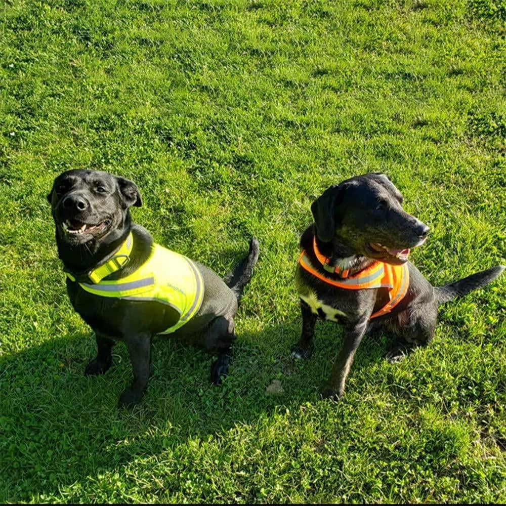 Lite Dog Vest Size Medium Coverage to Mid Back Reflective Hi Visibility