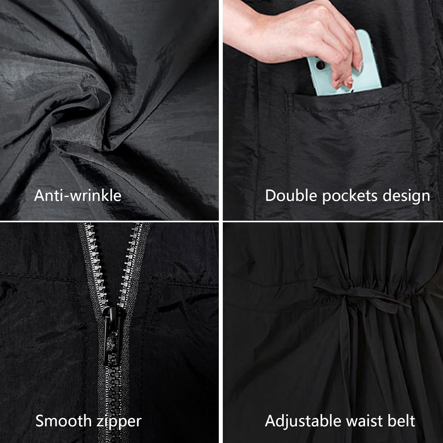 Waterproof Salon Smock Barber Jacket for Women Men Pet Grooming Smock Hairdresser Anti-Static Hairdresser Uniform with Pocket
