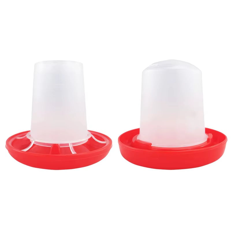 Chick Waterer Feeder Small Poultry Automatic Drinker Food Dispenser for Bird