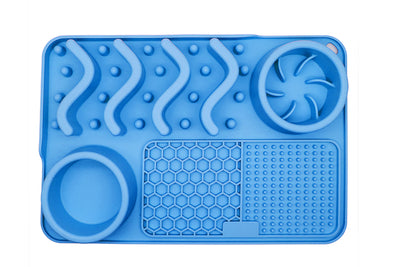 Multi-Functional Pet Food Bowl Slow Food Dinner Basin Pad