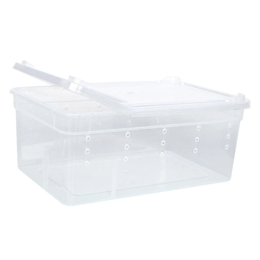 Reptile Feeding Box Portable Snake Breeding Box Lizard Cage Hatching Container for Frogs Tarantulas Turtles Hideout