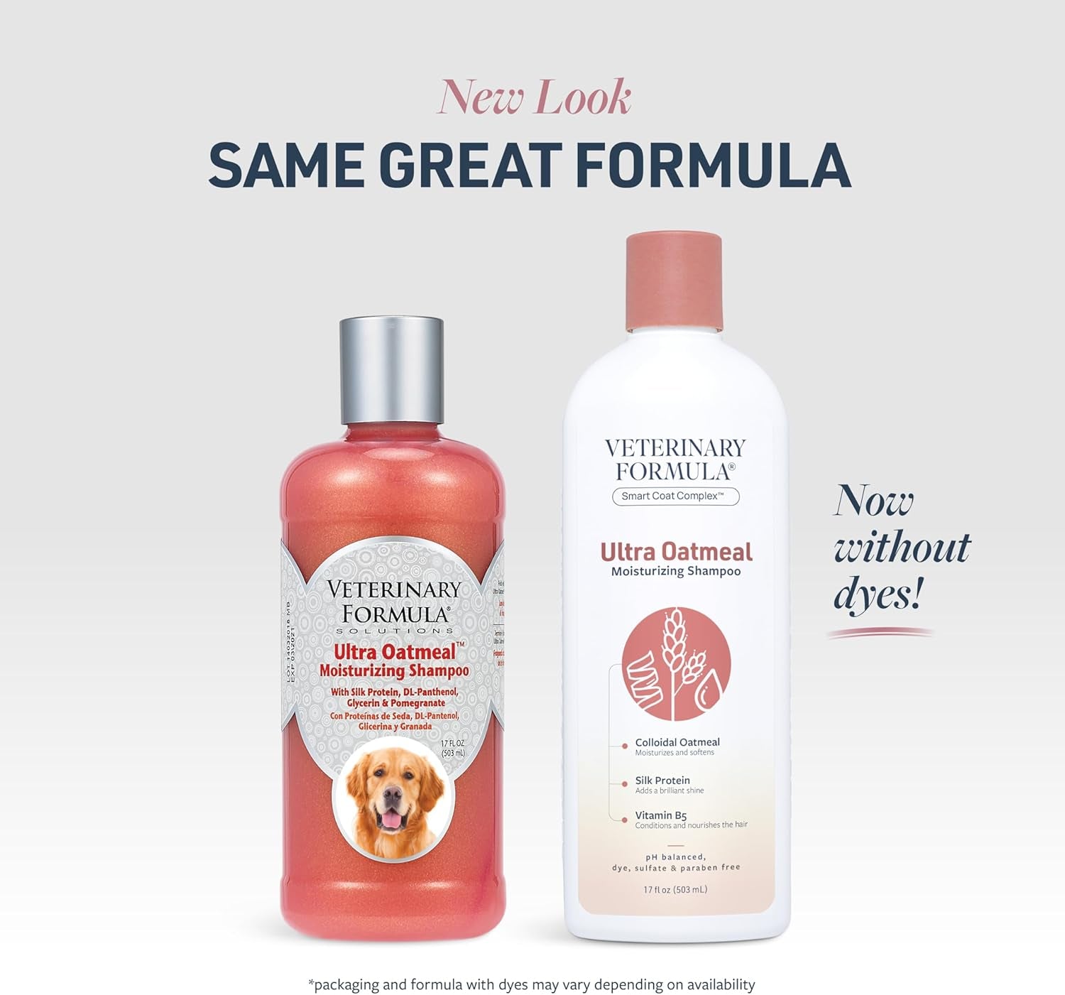 Smart Coat Complex Ultra Oatmeal Moisturizing Shampoo for Dogs, 17 Fl Oz – Moisture-Rich, Nourishing Shampoo – Leaves Coat Clean, Soft, Silky, Shiny – Long-Lasting Fragrance