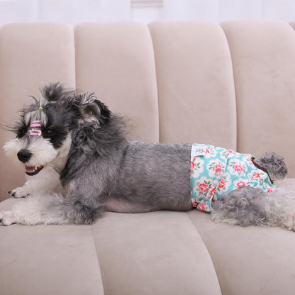 Dog Diapers Female Washable Small Medium Large 3 Pack Reusable Doggie Diapers Puppy Period Pants for Doggy Heat Cycle Peeing D14XS