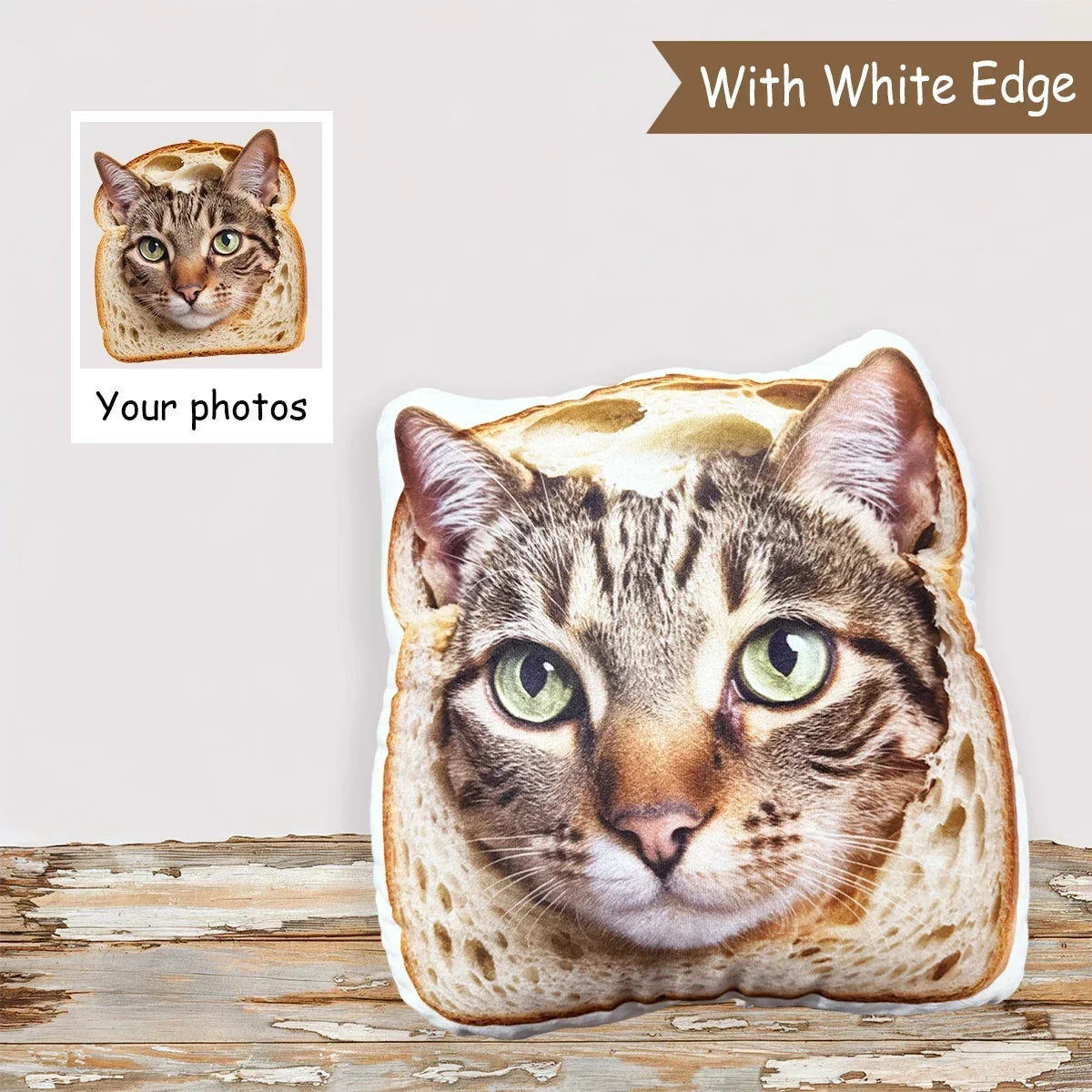 Custom Ugly Pillow for Friend or Pet, Funny Custom Dog Weird Pillow Case，Turn Cat into Pillow，Custom 3D Animal Shape Pillows