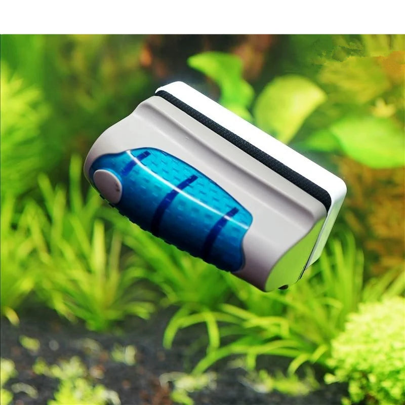 Magnetic Aquarium Brush Fish Tank Cleaner Magnetic Brush Aquarium Tank Fish Tools Floating Brush Glass Algae Cleaning Scraper