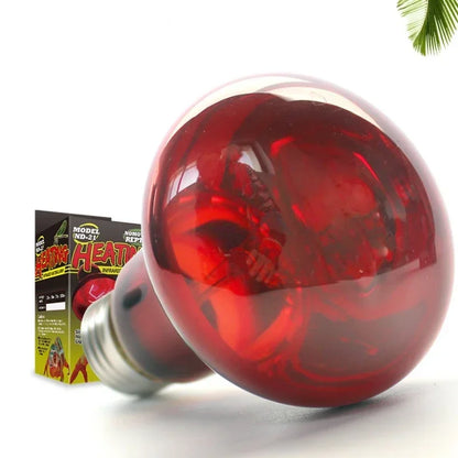 25-100W Reptile Heat Lamp Bulb Infrared Basking Spot Lamp 220V Amphibian Snake Lamp Heat Reptile Bulbs Tortugas