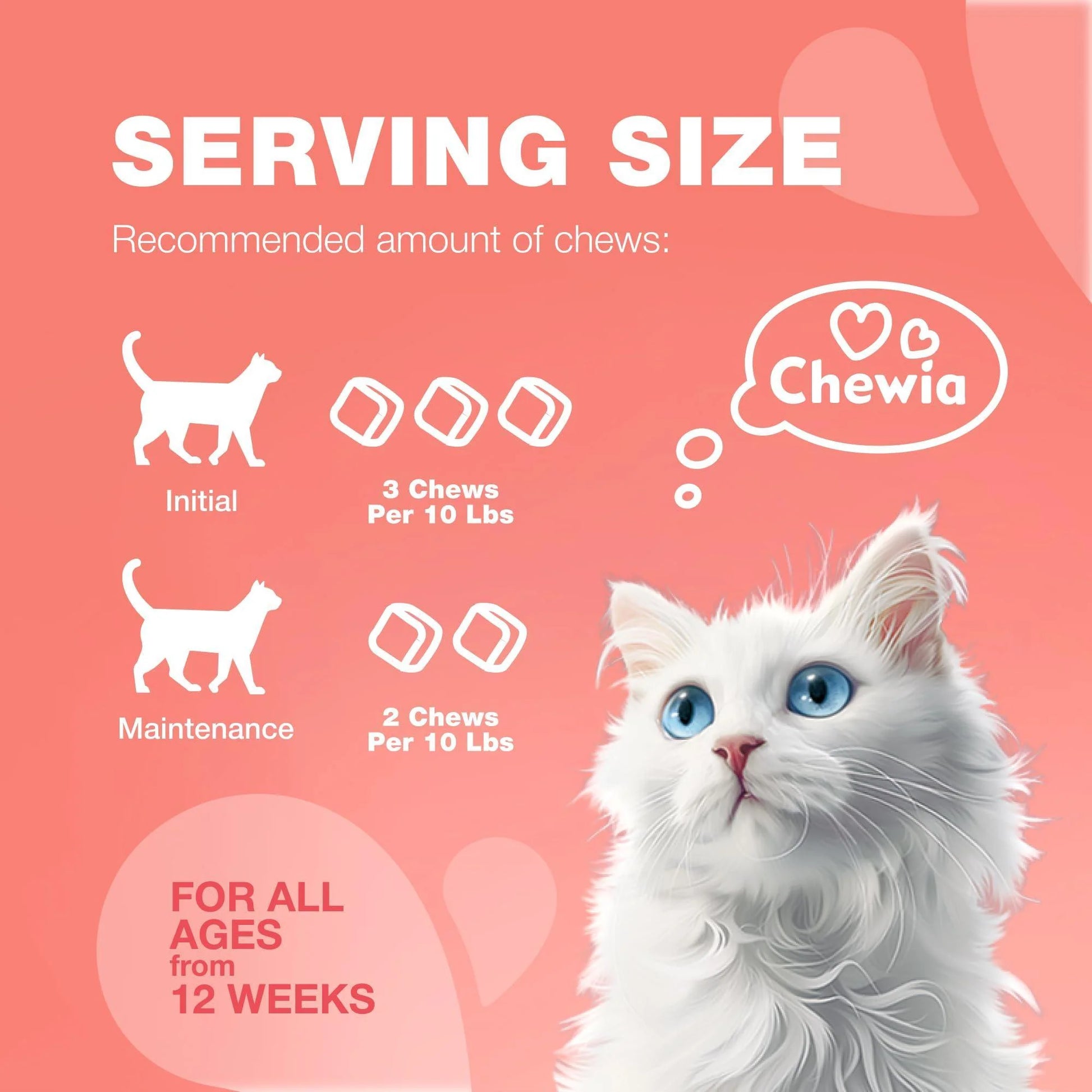 Insects Treatment for Cats Daily Oral Cat Insects Treatment Chews Chewable