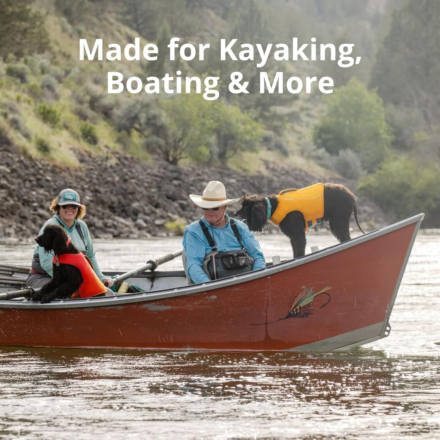 , Float Coat Dog Life Jacket, Premium Buoyancy Swim Vest with Lift Handle, Secure Fit & Reflective Trim, Adjustable Flotation for Swimming, Boating, & Outdoor Adventures, Blue Dusk, X-Small