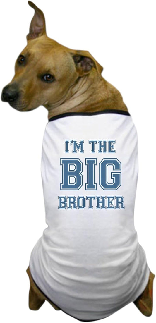Big Brother Dog T Shirt Dog T-Shirt, Pet Clothing, Funny Dog Costume