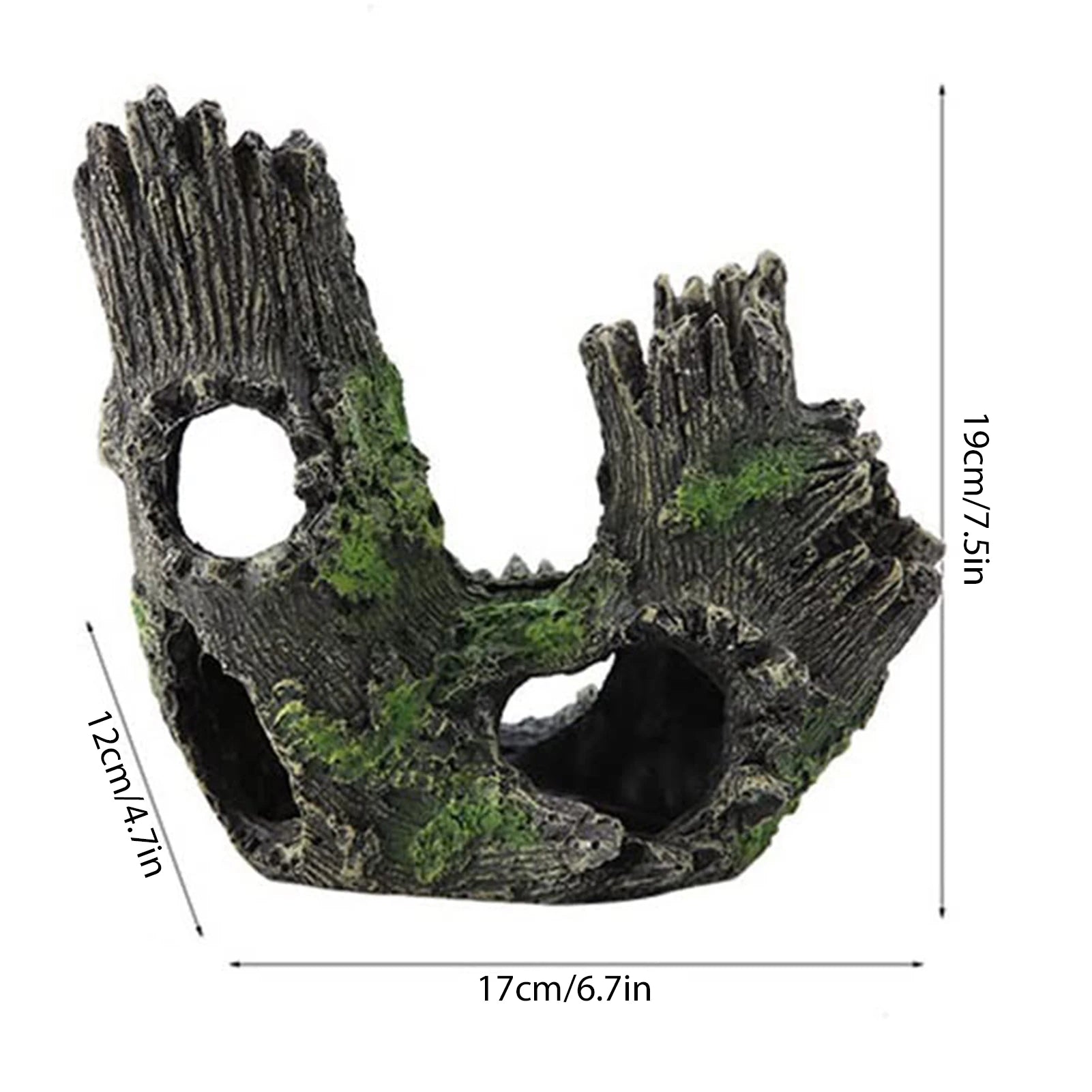 Fish Tank Artificial Bridge Resin Landscape Decoration Bridge Aquarium Equipment Accessories Ornament Cave Aquatic Pet Fish