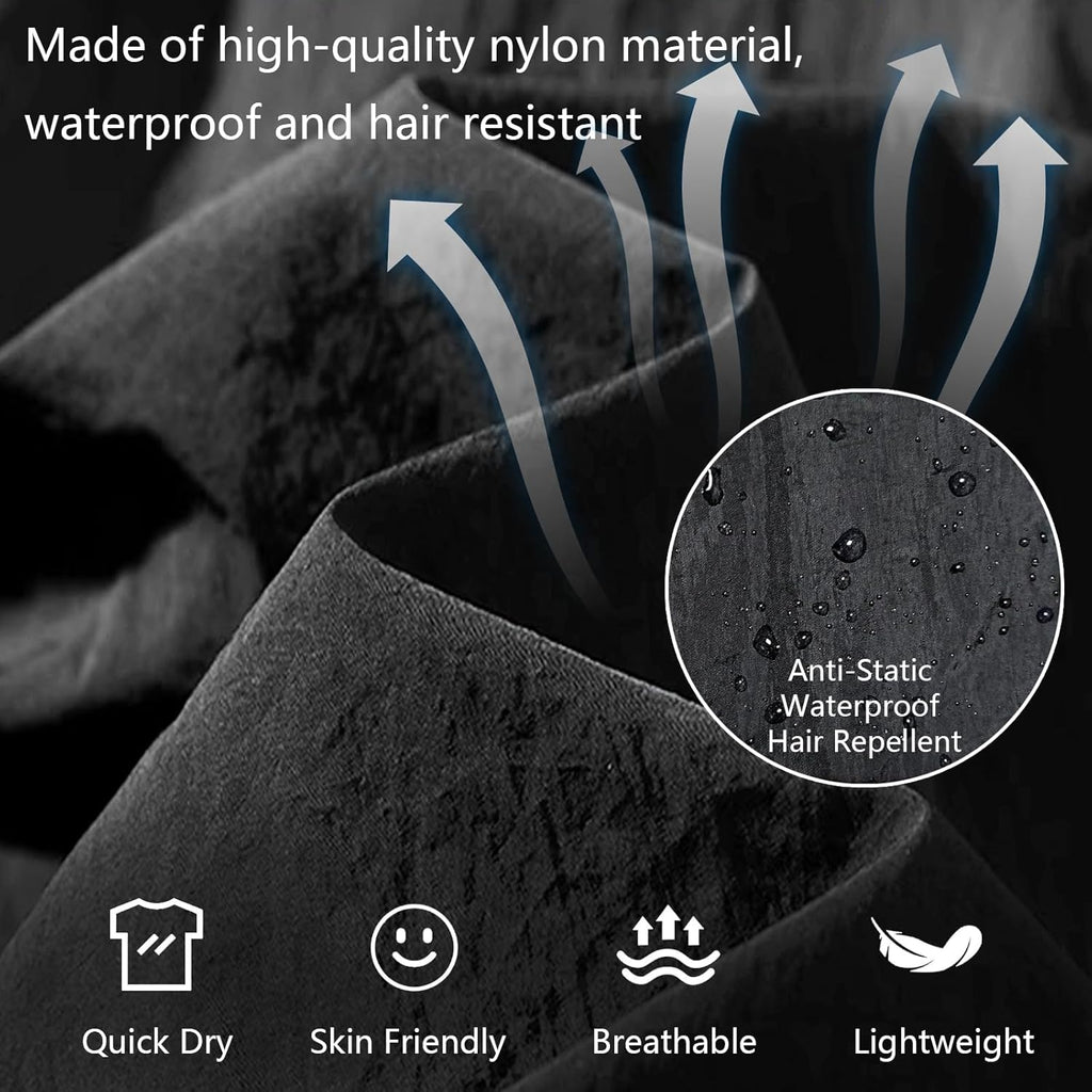 Waterproof Salon Smock Barber Jacket for Women Men Pet Grooming Smock Hairdresser Anti-Static Hairdresser Uniform with Pocket