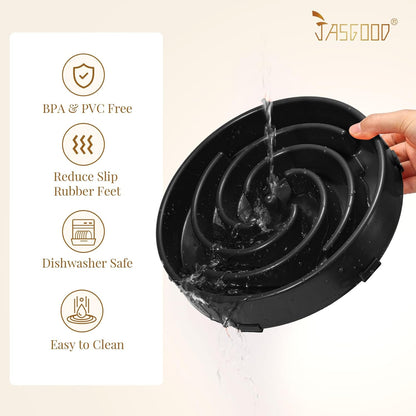 Slow Feeder Dogs Bowl for Large Medium Dogs,Anti-Gulping Pet Slower Food Feeding Bowls Stop Bloat,Preventing Choking