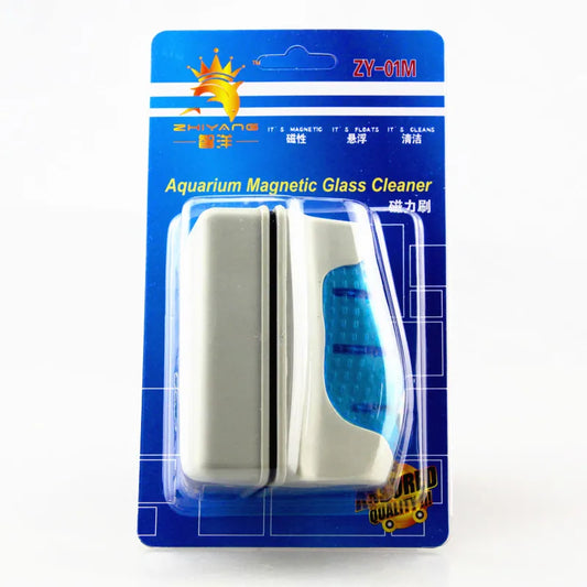 Magnetic Aquarium Brush Fish Tank Cleaner Magnetic Brush Aquarium Tank Fish Tools Floating Brush Glass Algae Cleaning Scraper