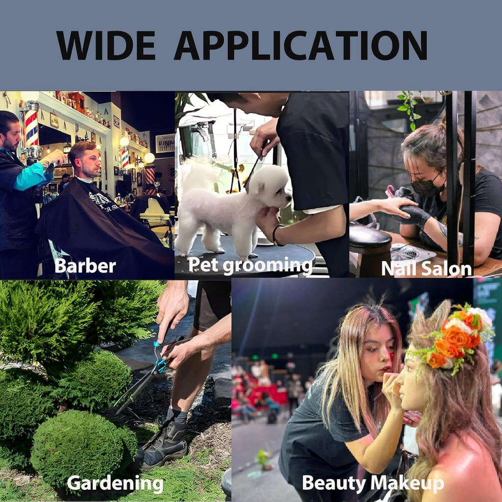 Waterproof Salon Smock Barber Jacket for Women Men Pet Grooming Smock Hairdresser Anti-Static Hairdresser Uniform with Pocket