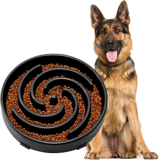 Slow Feeder Dogs Bowl for Large Medium Dogs,Anti-Gulping Pet Slower Food Feeding Bowls Stop Bloat,Preventing Choking