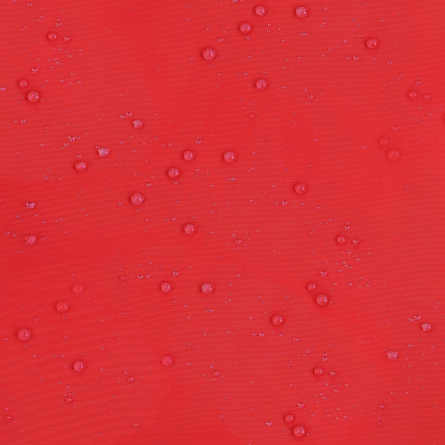 Dog Raincoats for Large Dogs Waterproof Hooded Rain Jacket with Reflective Strips Leash Hole & Poncho Adjustable Fit (Red,L)