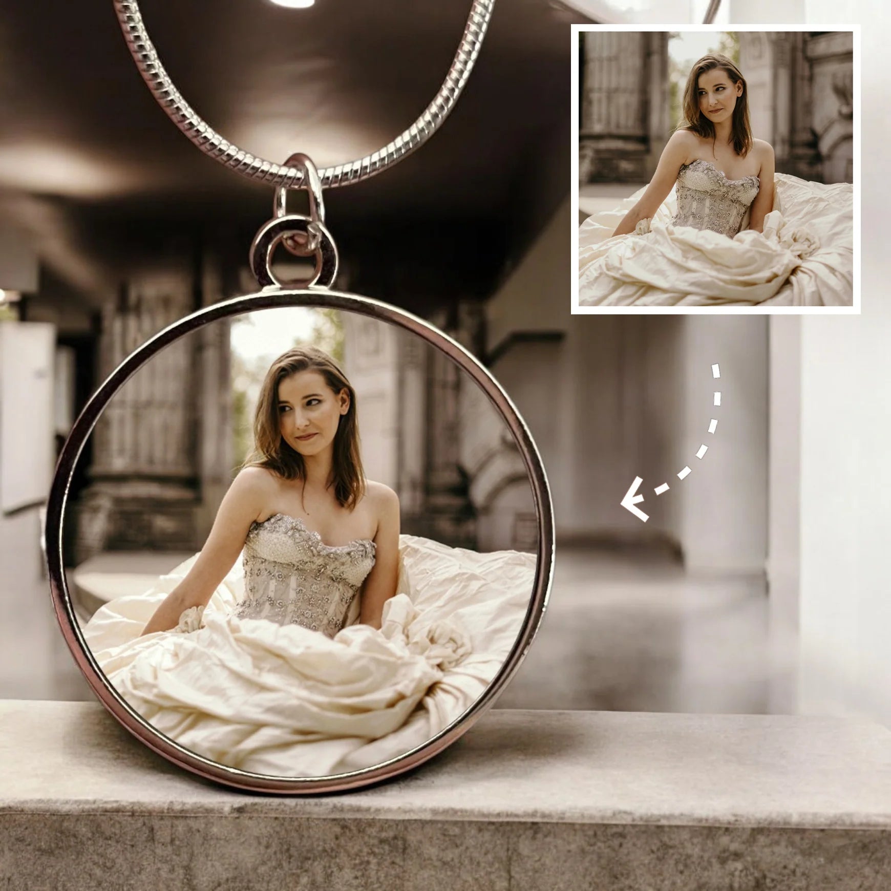 Custom Photo Necklace