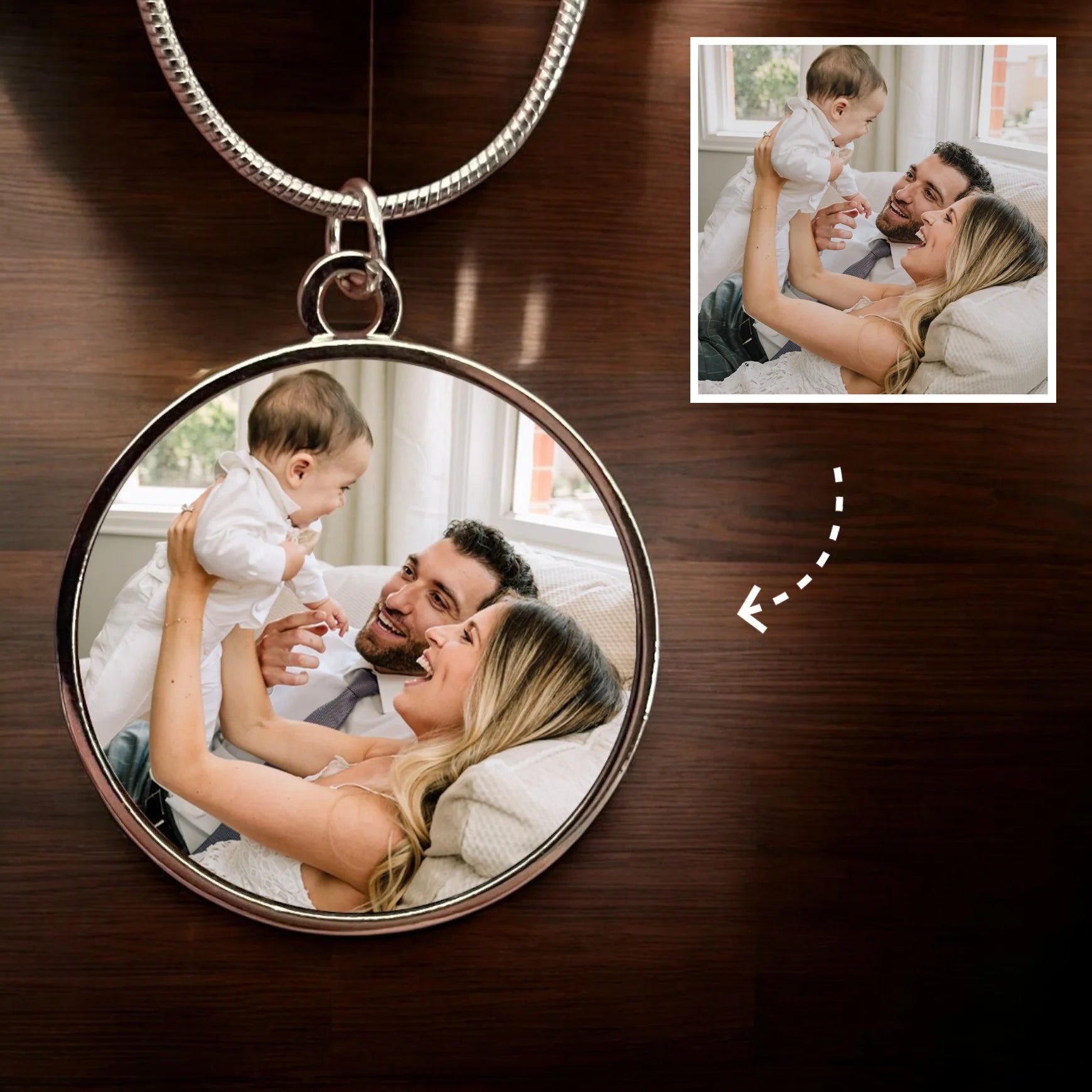 Custom Photo Necklace