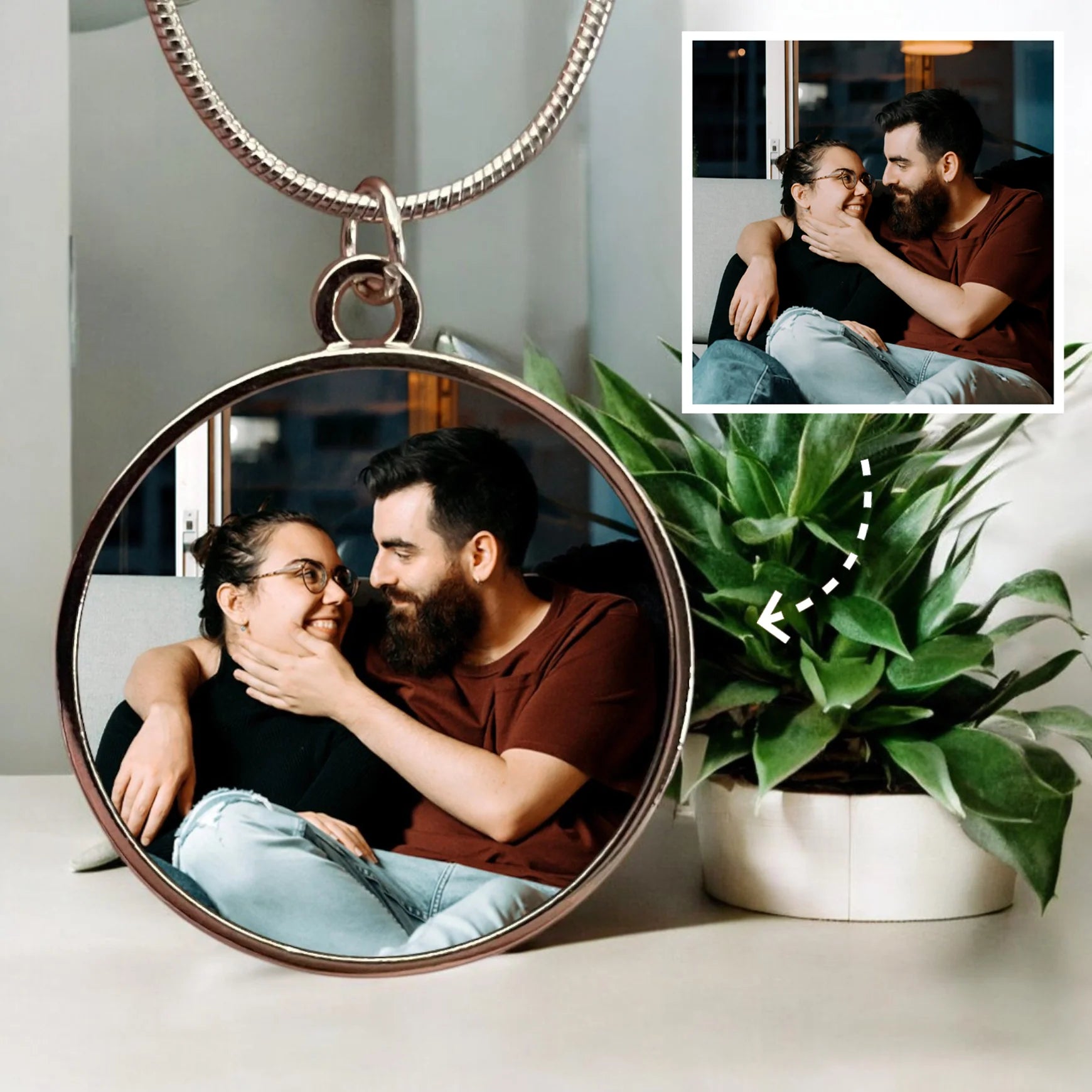 Custom Photo Necklace