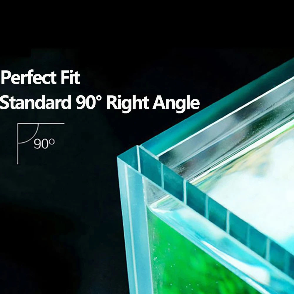 Fish Tank Transparent Glass Rectangular Aquarium Small and Medium Balcony Living Room Decoration Lazy Ecological Fish Tank