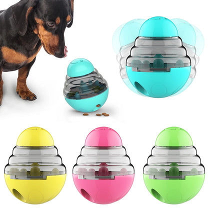 Slow Feeder Dog Toy for Small Dogs Cats Indoor Training Improve IQ Puppy Toys Tumbler Pet Interactive French Bulldog Supplies