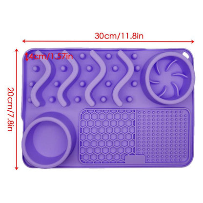 Multi-Functional Pet Food Bowl Slow Food Dinner Basin Pad
