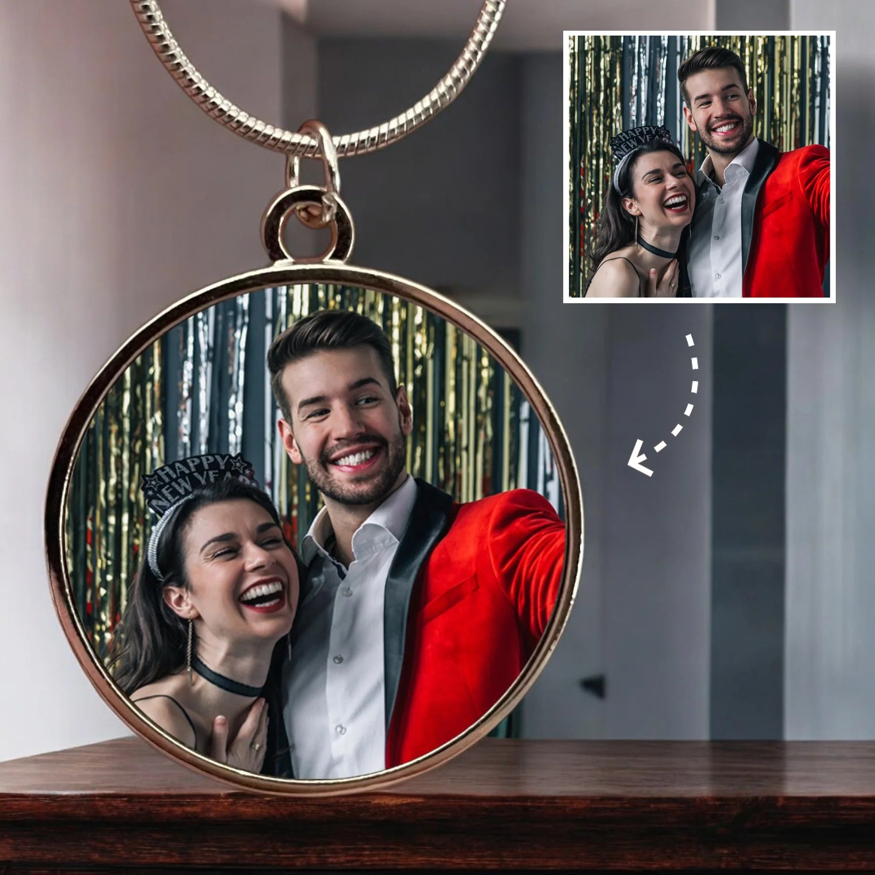 Custom Photo Necklace