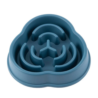 1PC Pet Slow Food Bowl anti Choking Dog Bowl Dog Bowl anti Overturning Pet Food Supplies and Feeding Device