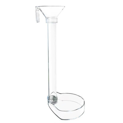 Acrylic Aquarium Fish Feeder Transparent Tube Multifunctional Large Capacity Fish Tank Food Dispenser for Aquarium Tank Shrimp