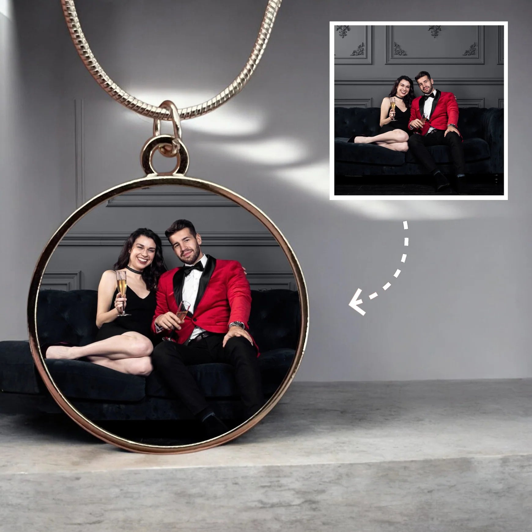 Custom Photo Necklace